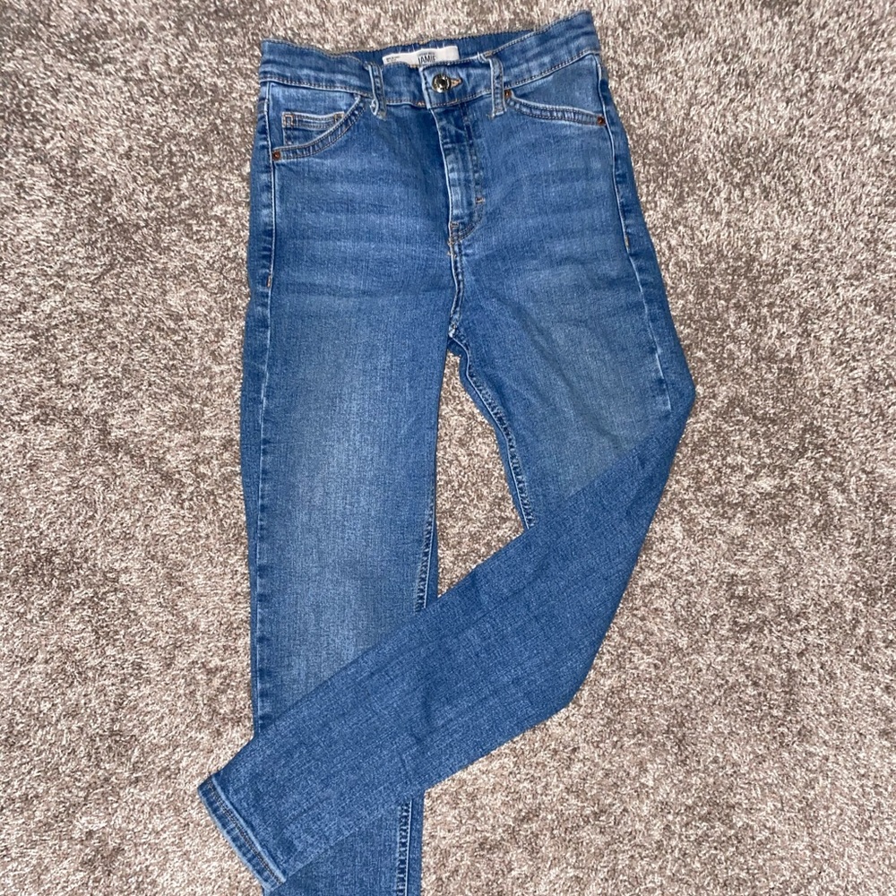 Topshop Women’s Jamie high waisted jeans